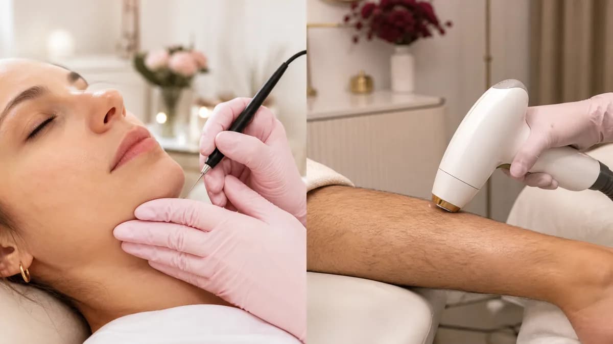 Électrolyse ou épilation laser : laquelle choisir selon votre poil ?